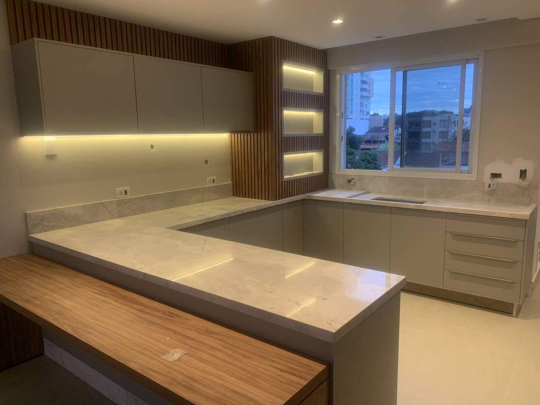Cocina en piedra a medida