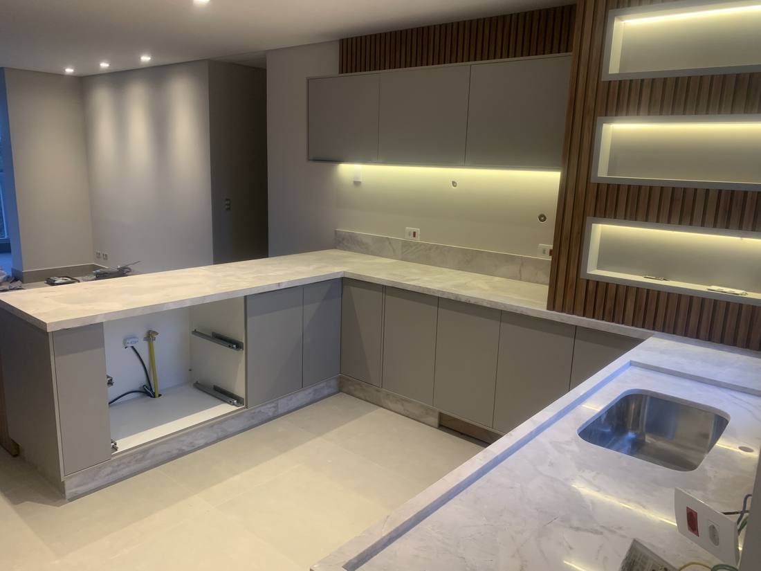 Cocina en piedra a medida